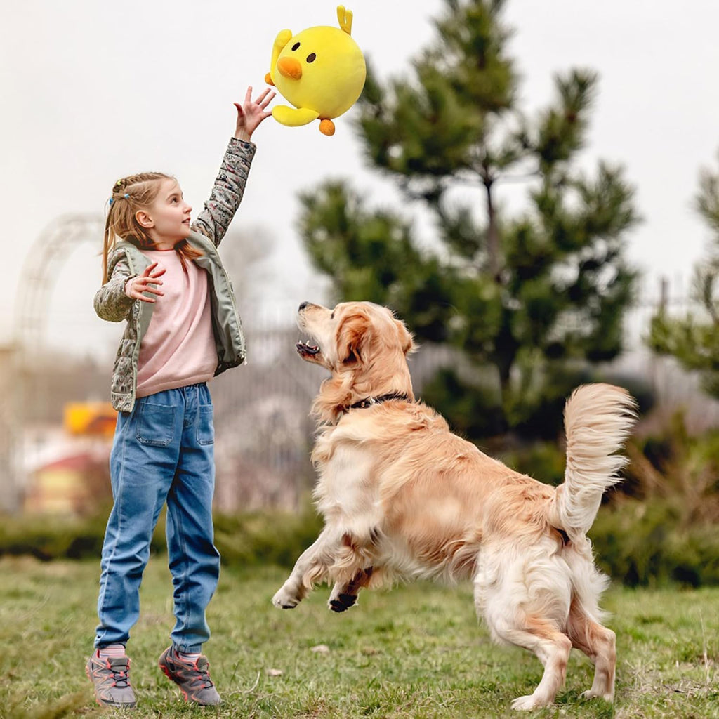 2026 Upgrade Active Moving Pet Plush Toy, Premium Interactive Squeaky Talking Moving Dog Ball Toy, Washable Cartoon Pig Plush Toy for Dogs Puppies to Keep Them Busy (#A3)
