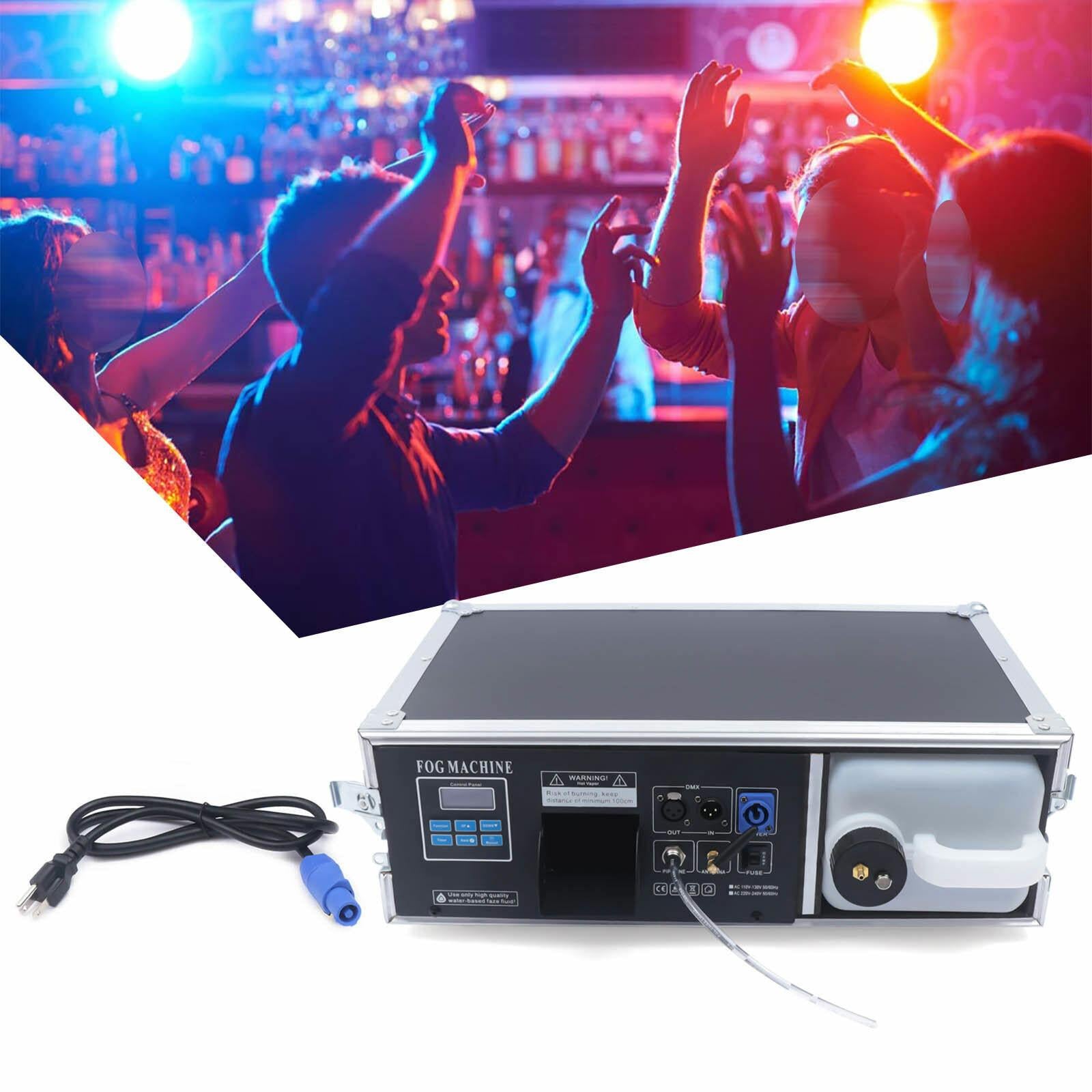 Fichiouy StaFog Machine Smoke Machine DJ DMX Morning Haze Machine with 3.5L Liquid Tank for KTV