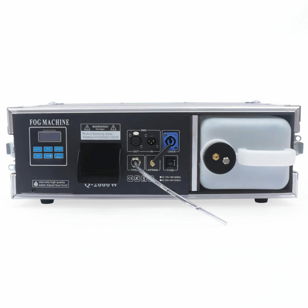 CNCEST StaFog Machine DMX StaMist Haze Machine 3.5L w/ Flight Case PackaDJ KTV Party Hazer 3.5L 1.5KW