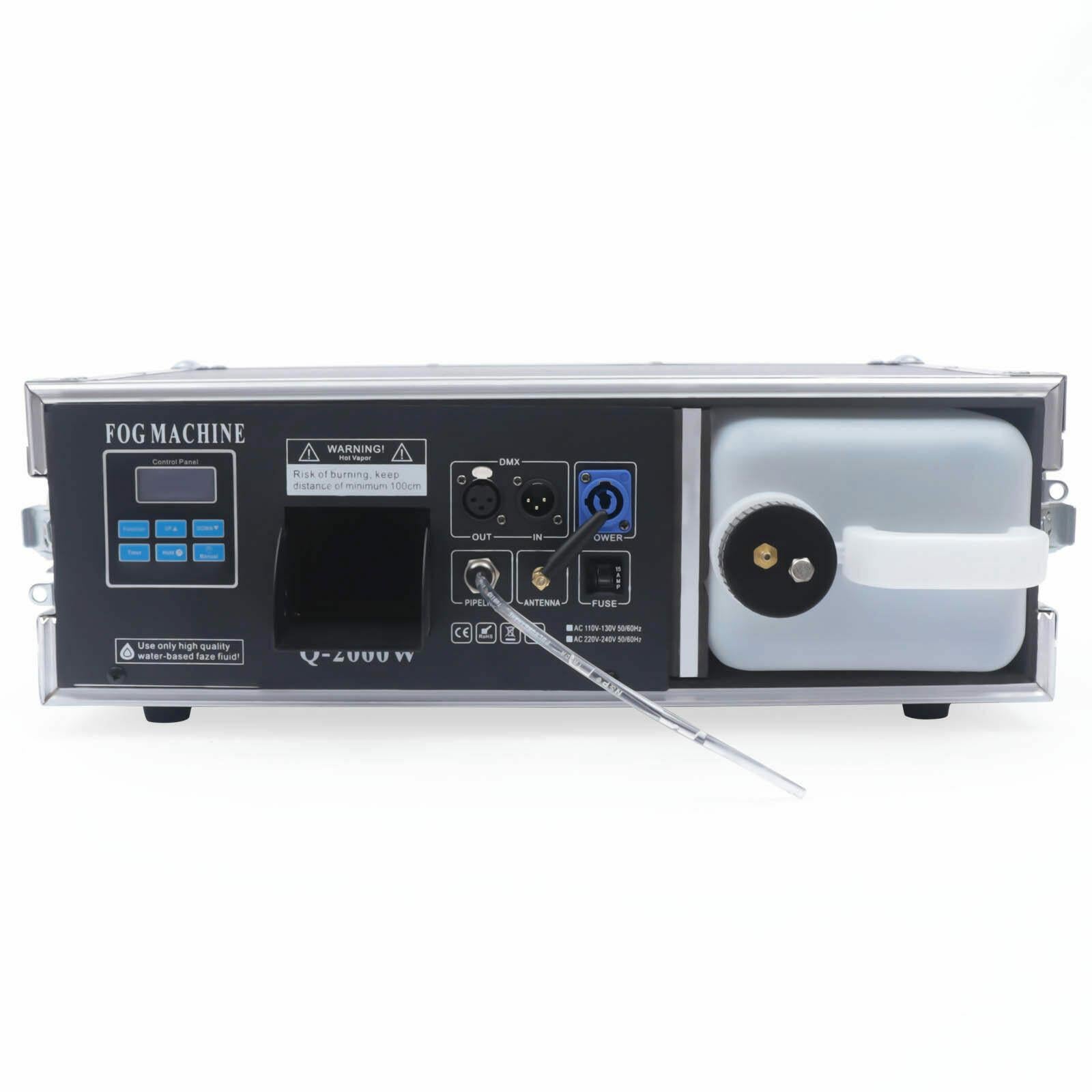 Fichiouy StaFog Machine Smoke Machine DJ DMX Morning Haze Machine with 3.5L Liquid Tank for KTV