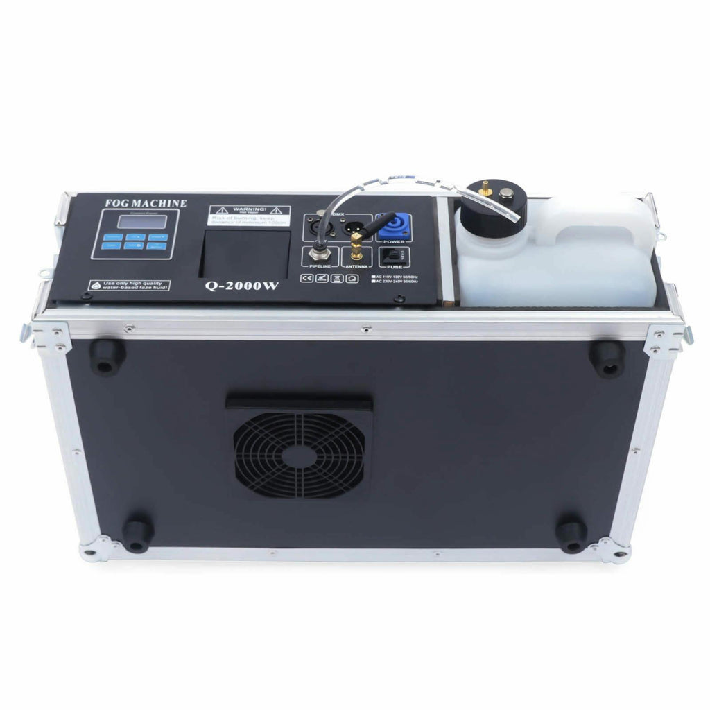 Fichiouy StaFog Machine Smoke Machine DJ DMX Morning Haze Machine with 3.5L Liquid Tank for KTV