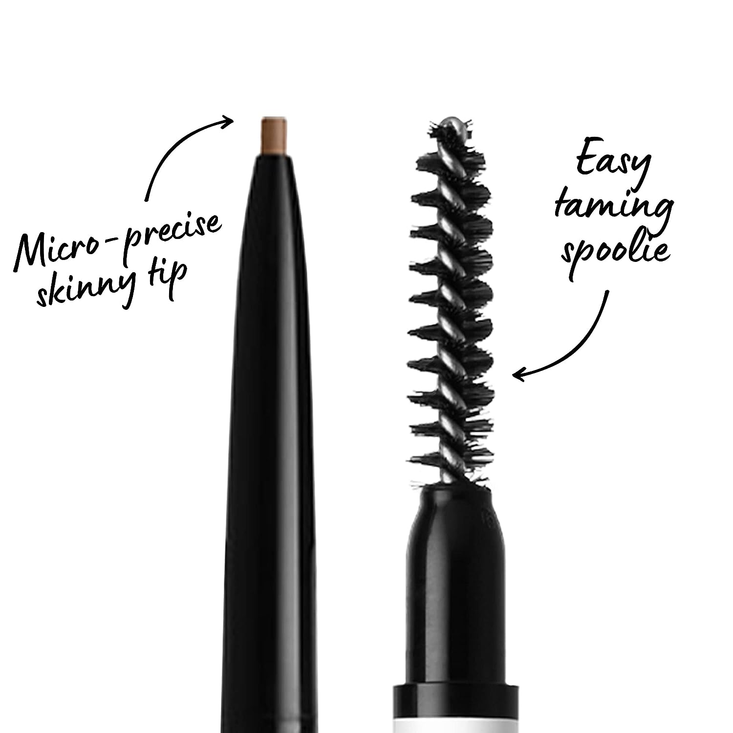 NYX PROFESSIONAL MAKEUP Micro Brow Pencil, Eyebrow Pencil, Taupe &amp; The Brow Glue Instant Brow Styler