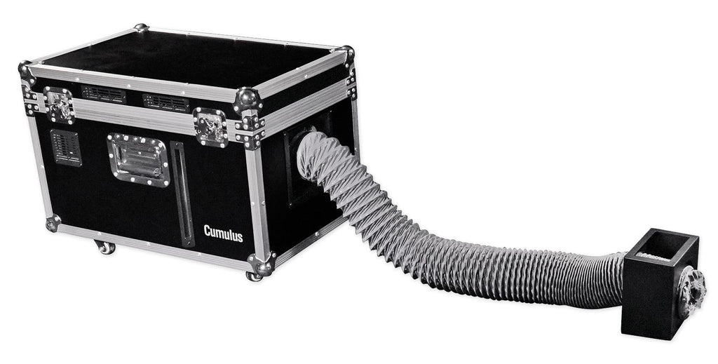 Chauvet DJ CUMULUS Fog Machine Pro DMX Fogger w/ Road Case + (10) Gallons Fluid