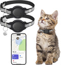 GPS Tracker for Cats (1 Pack), mini GPS Cat Tracker, Smart Pet Activity Tracker, No Monthly Fee, Compatible with Apple Find My(iOS Only), Anti-Lost, Finder Tag for Vehicles, Pets, Kids, Items