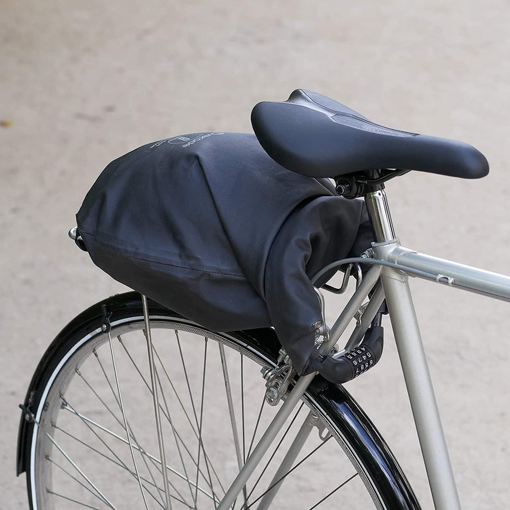 Secure bike bag - Waterprof, anti-cut material, 12 mm cable lock, 4 digit lock