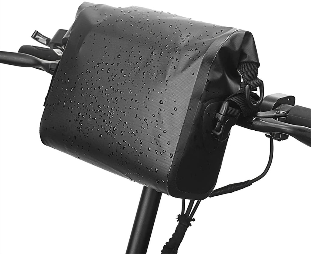 DALIZHAI777 Bike Bag Cycling Bike Bag PVC Waterproof Bicycle Handlebar Bag Roll-top Cycling Front Tube Bag Pannier for Mountain Bikes Electric Bike Scooter Bicycle Accessories