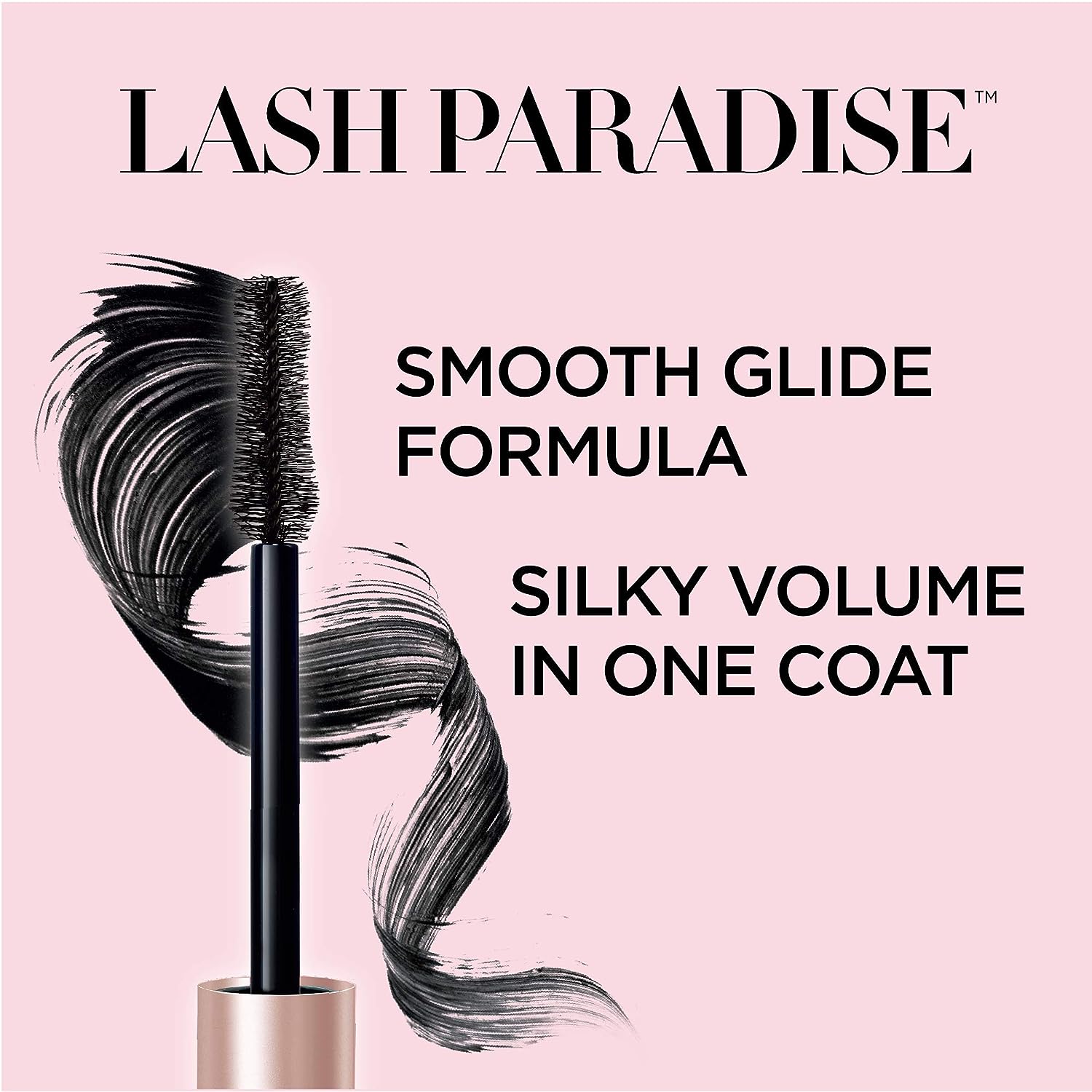 L'Oreal Paris Voluminous Lash Paradise Waterproof Mascara, Volumizing, Lengthening and Thickening Eye Makeup For Fuller-Looking Lashes, Black, 0.25 Fl Oz