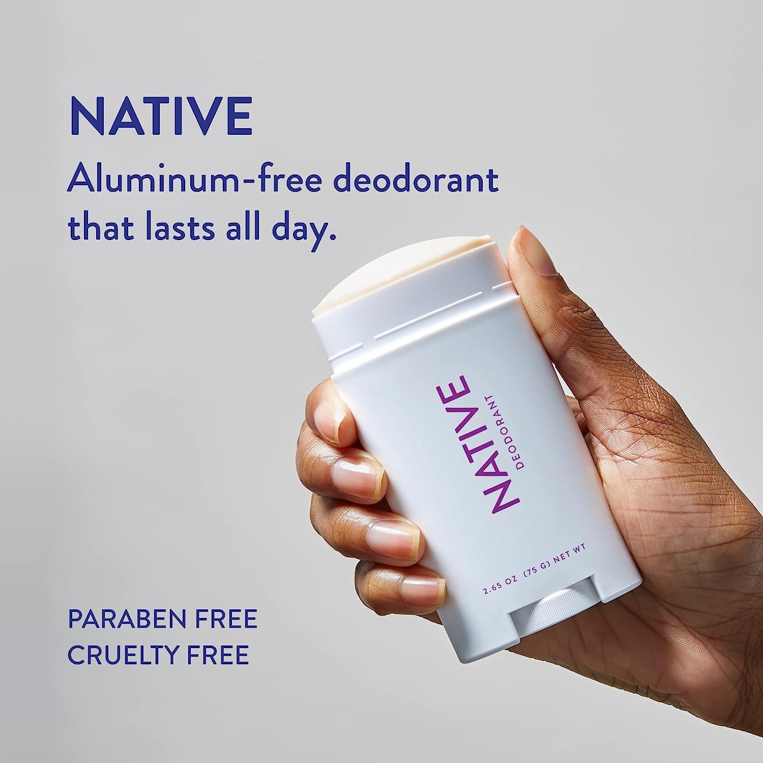 Native Deodorant | Natural Deodorant for Women and Men, Aluminum Free with Baking Soda, Probiotics, Coconut Oil and Shea Butter | Lavender &amp; Rose - Pack of 2