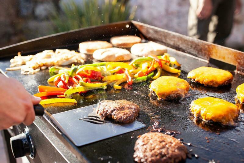 Gas Griddle Grill  Propane 36 In CooStation 4 Burner Backyard NEW