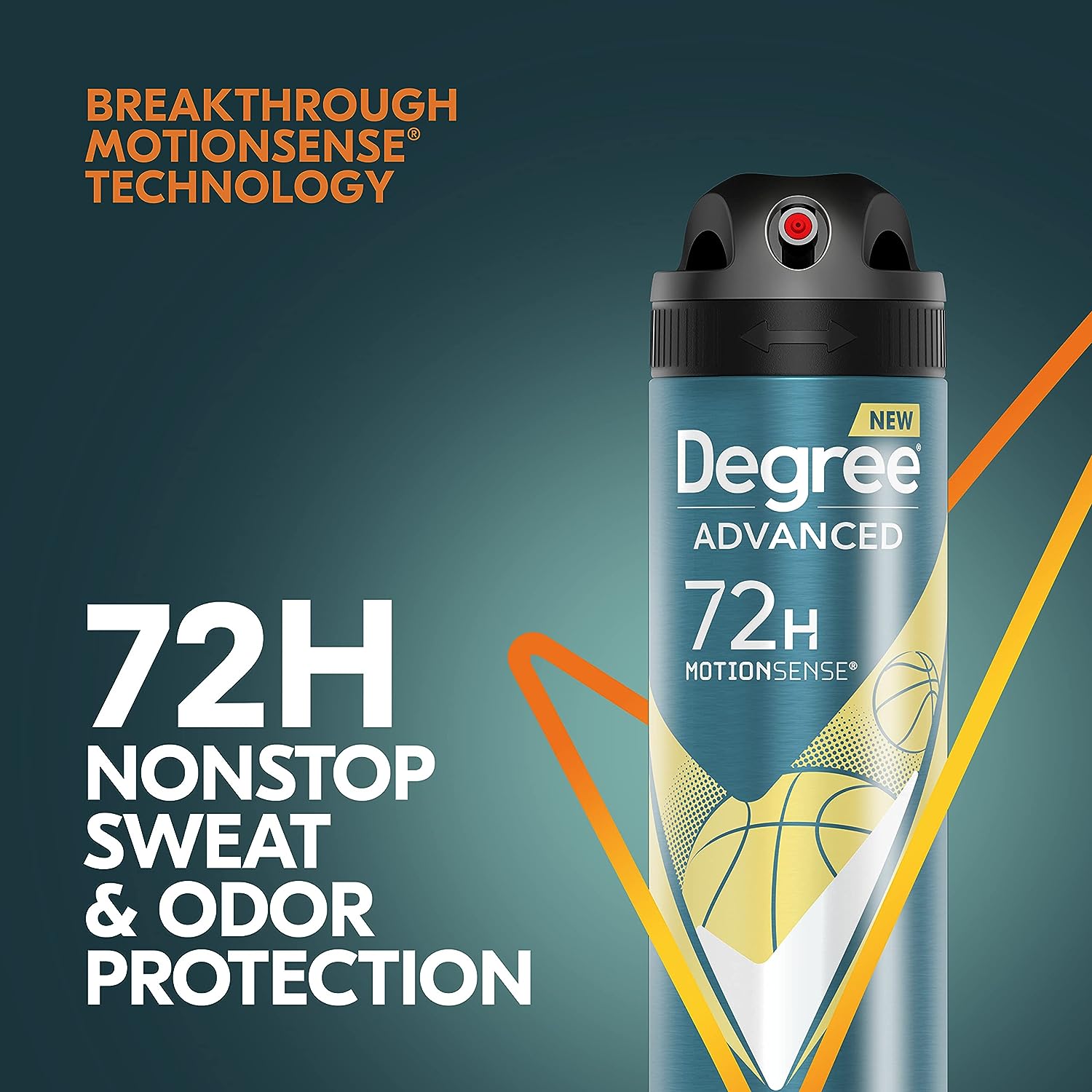 Degree Men Advanced Antiperspirant Deodorant Dry Spray Sport Defense 72-Hour Sweat and Odor Protection Deodorant For Men With MotionSenseTechnology 3.8 oz