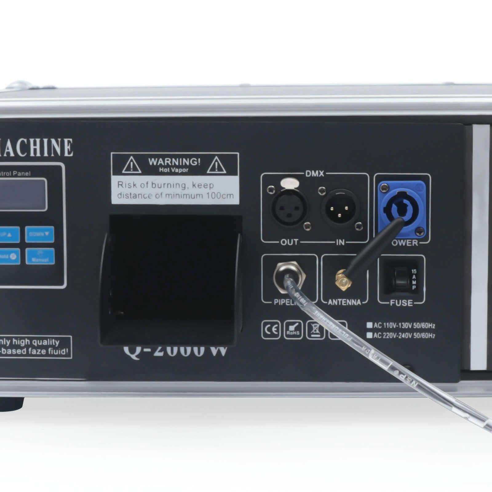 Fichiouy StaFog Machine Smoke Machine DJ DMX Morning Haze Machine with 3.5L Liquid Tank for KTV