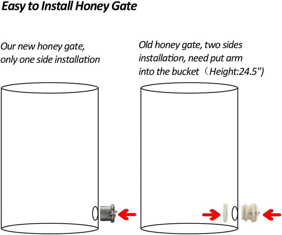 Electric 4 Frame Honey Extractor Separator,Food Grade  Steel Honeycomb Spinner Drum with Adjustable Height Stands,Beekeeping Pro Extraction Apiary CentrifuEquipment