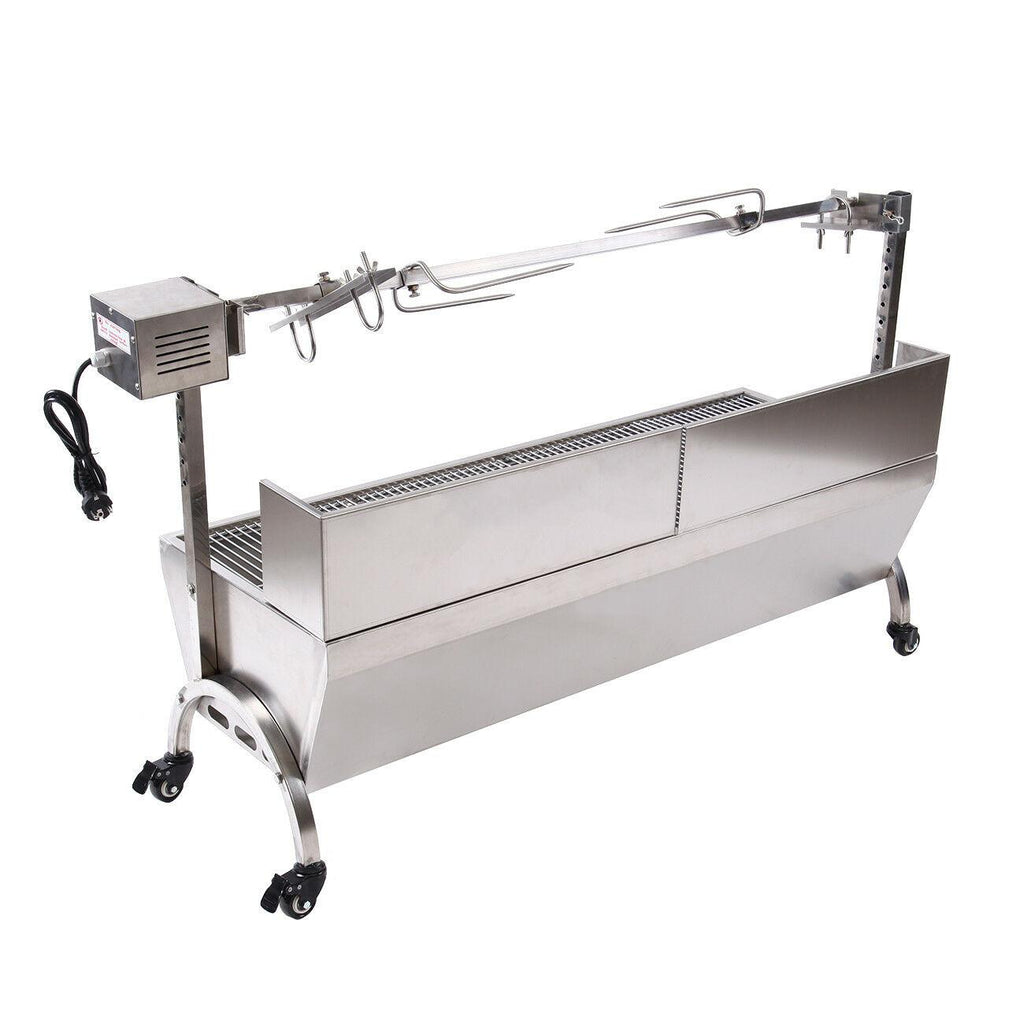 Lar Steel Roaster Rotisserie BBQ CooPig Lamb Chicken BBQ Club