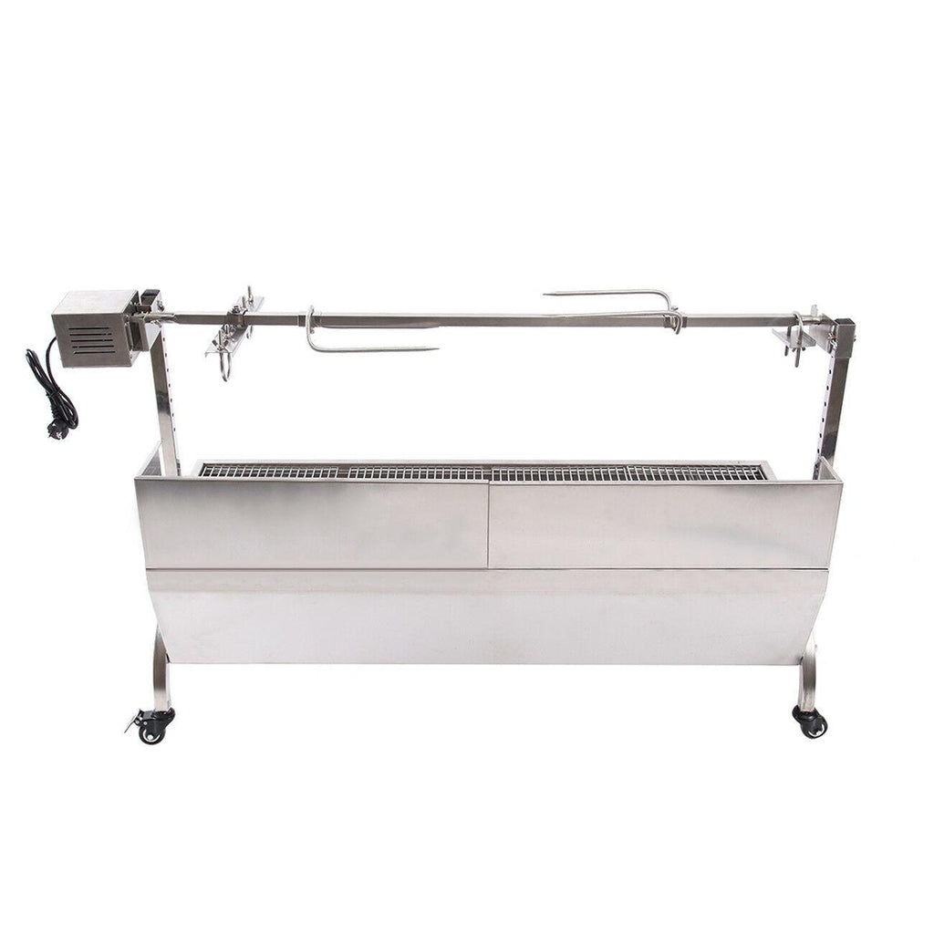 Lar Steel Roaster Rotisserie BBQ CooPig Lamb Chicken BBQ Party