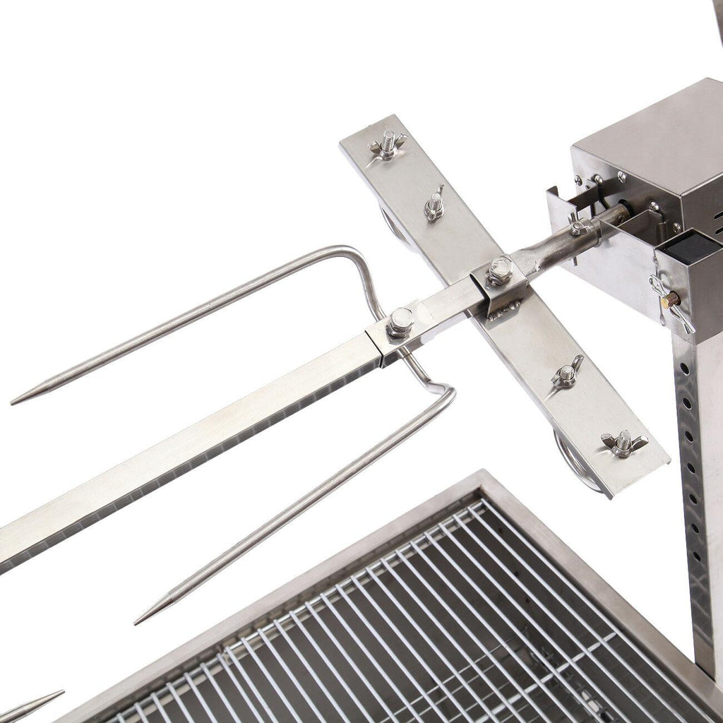 Lar Steel Roaster Rotisserie BBQ CooPig Lamb Chicken BBQ Party