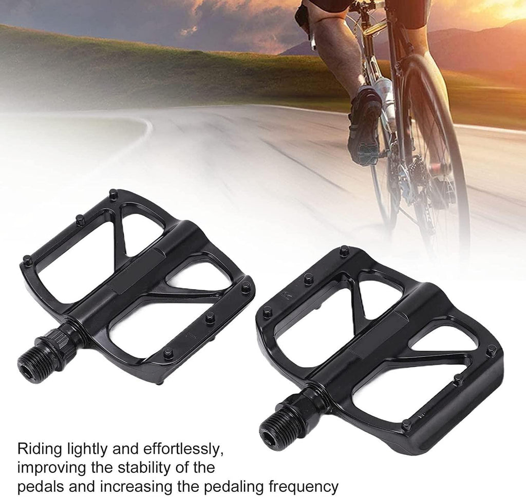 HAO BLAI Mountain Bike Pedals, Aluminum Alloy Bicycle Pedals,Road/MTB Bike Pedals Sets Double DU Bike Accessories for Road Bikes