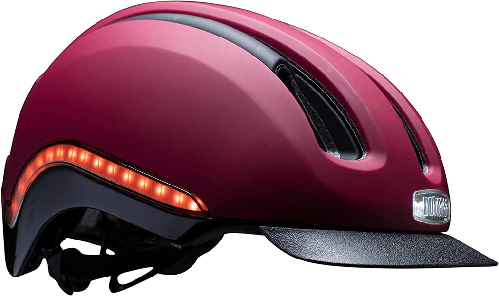 Nutcase, VIO Bike Helmet with LED Lights and MIPS Protection for Road Cycling and Commuting