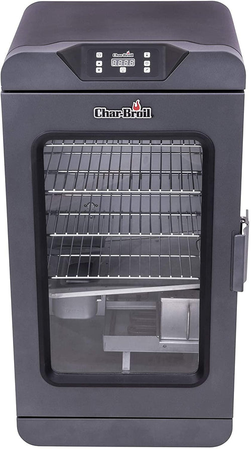 19202101 Deluxe Black Digital Electric Smoker, Large, 725 Square Inch