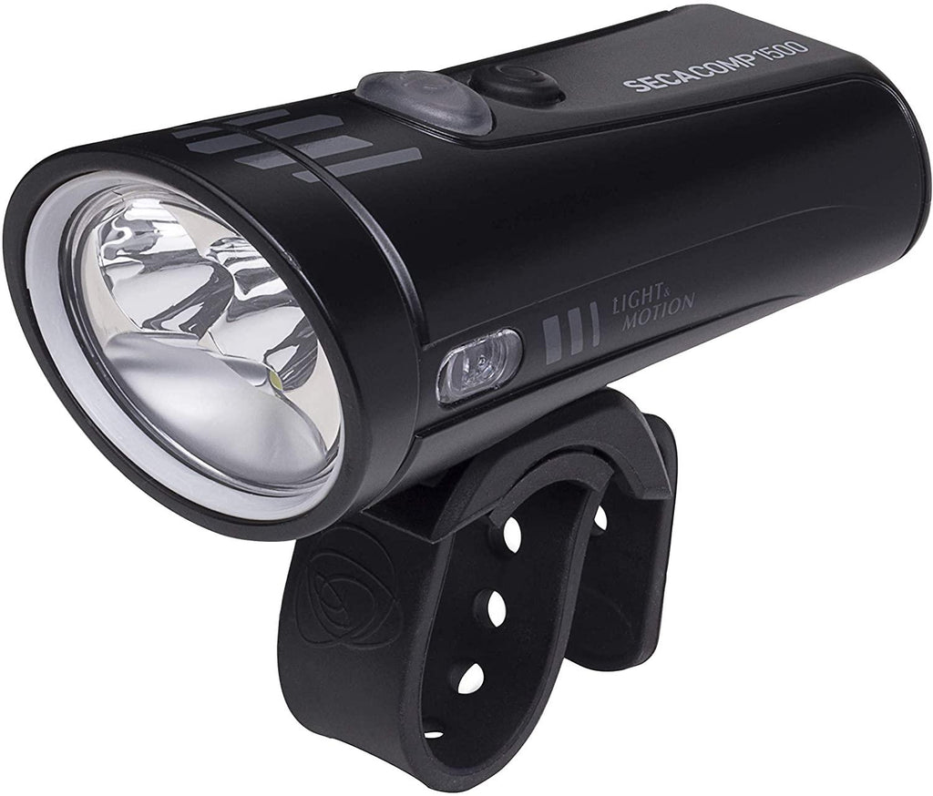 Light & Motion Seca Comp 1500, Light up The Whole Trail with 1500 lumens of Power. Designed for Trails, The Seca Comp is Also a Superior Road Light with 4 Modes for Night and Day Safety and Vision.