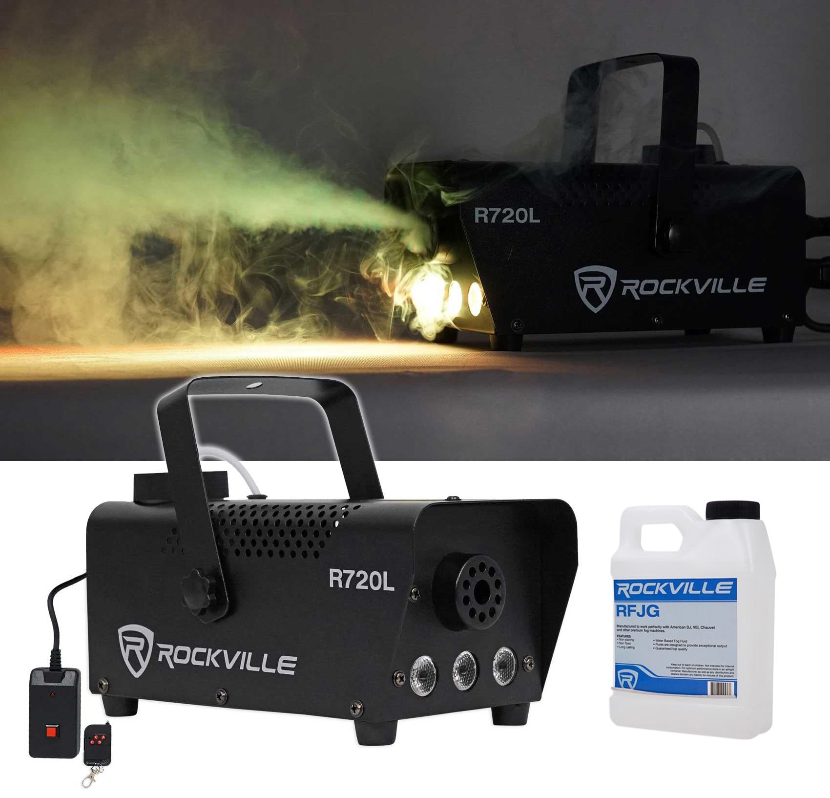 Chauvet PRO-D6 6 Ch 20A DMX-512 Dimmer Switch Pack 115V/230V+Fog Machine