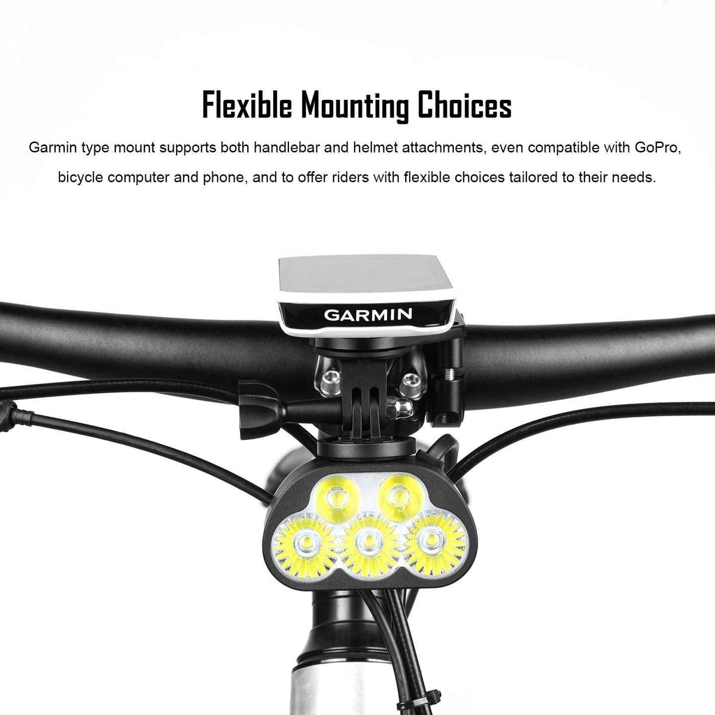 Magicshine Enduro MTB Bike Lights Set, MJ-900 Helmet Light and Monteer 6500 Handlebar Light, Powerful Mountain Biking Light kit with Helmet Strap Enduro Trail Offroad