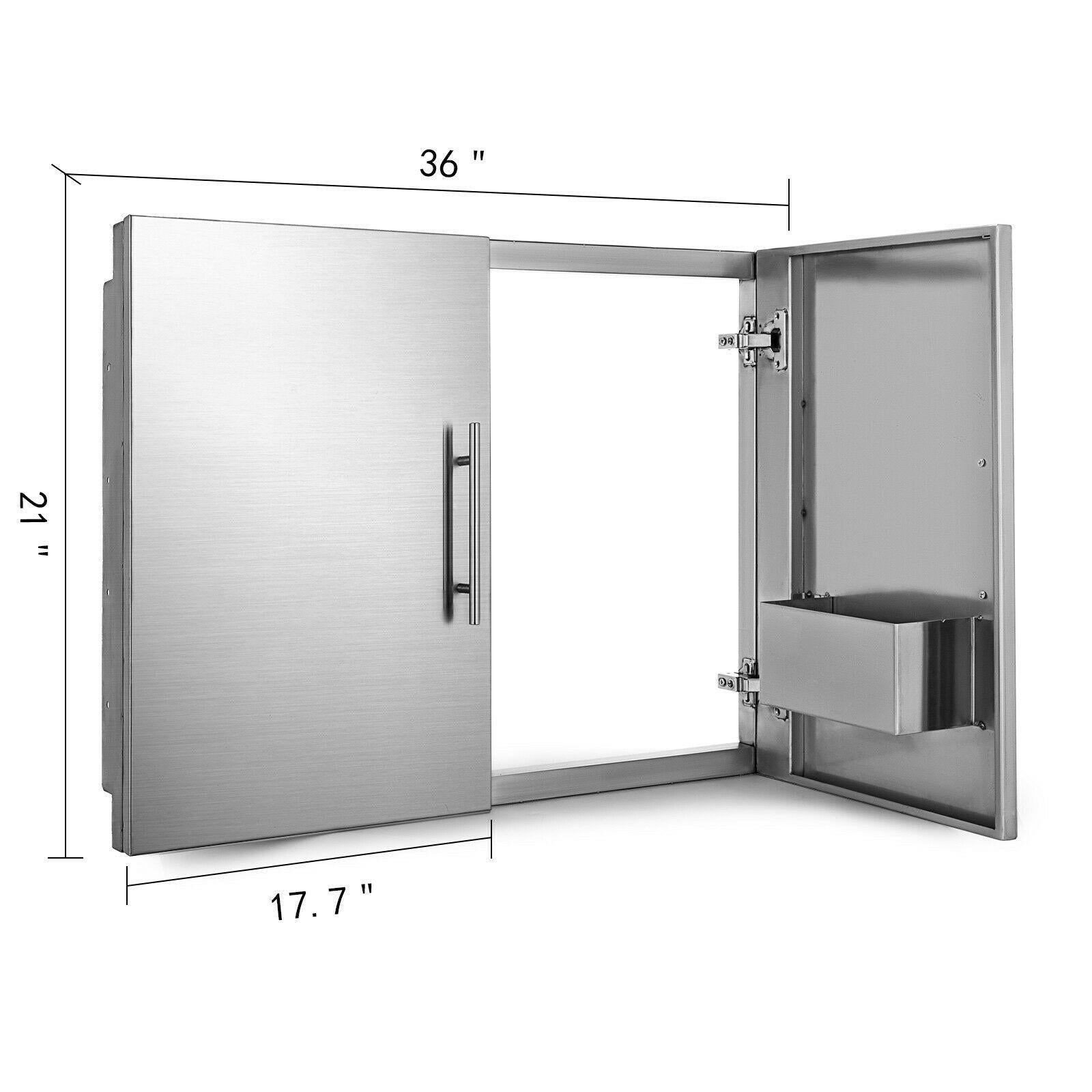 Single/Double/Triple Drawer Outdoor Kitchen BBQ DOOR Island  Steel