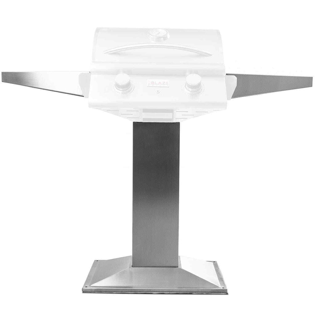 Pedestal Base With Side Shelves For  21-Inch Portable Electric Grill