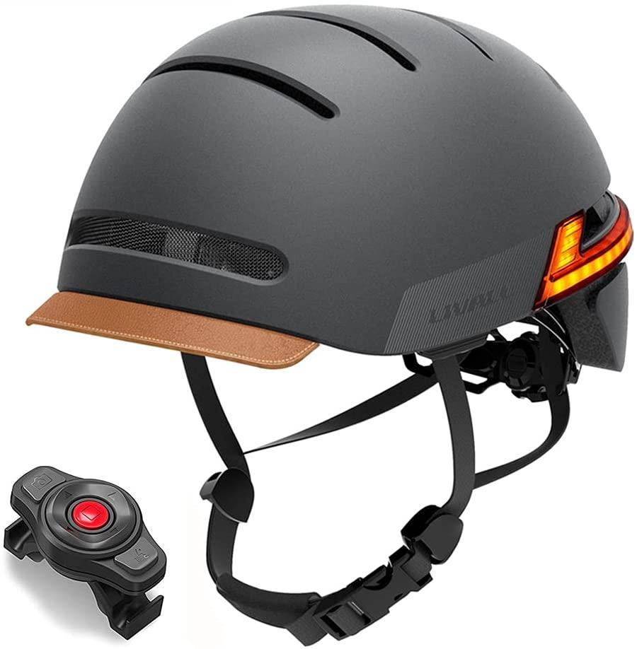 LIVALL Smart Bike Helmet with Auto Sensor LED,Turn Signal Tail Lights,Connects via Bluetooth, Certified Comfortable Cycling Helmet