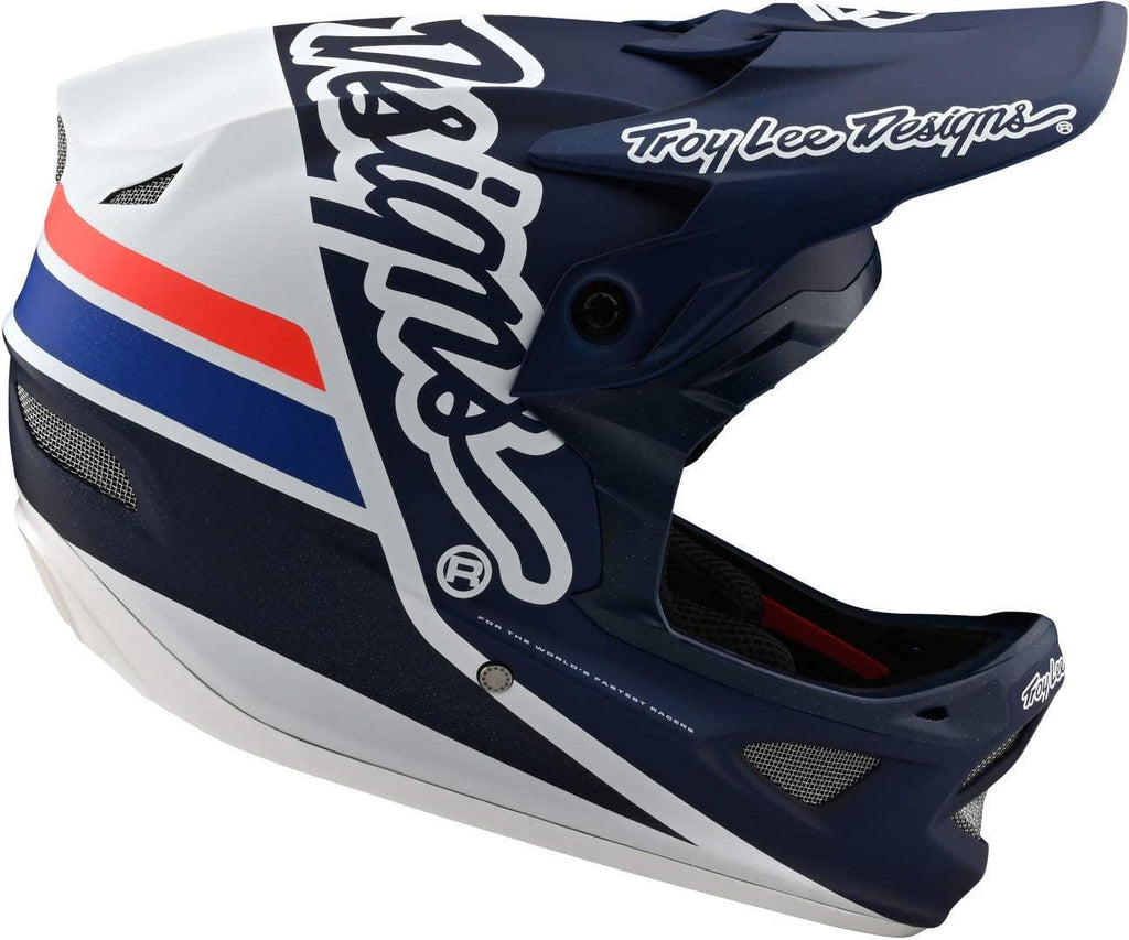 Troy Lee Designs D3 Fiberlite Silhouette Adult Off-Road BMX Cycling Helmet