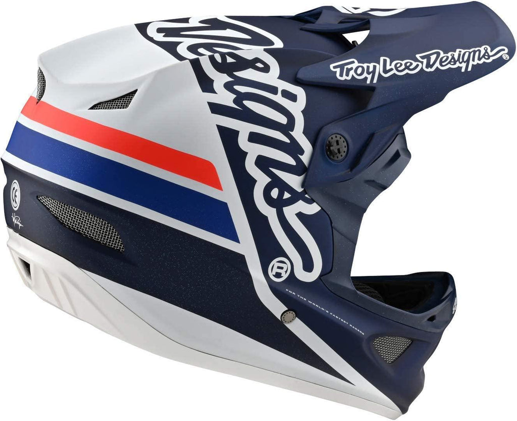 Troy Lee Designs D3 Fiberlite Silhouette Adult Off-Road BMX Cycling Helmet