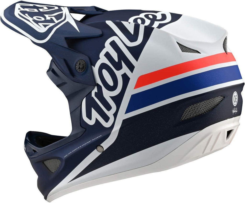 Troy Lee Designs D3 Fiberlite Silhouette Adult Off-Road BMX Cycling Helmet