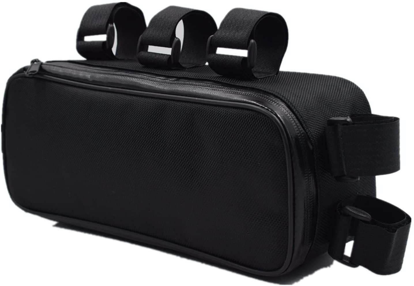 Bike Bag Oxford Fabric Bicycle Beam Bag Bike Battery Controller Hanging Bag Bicycle Frame Bag with Waterproof Zipper Professional Bicycle Accessories Bicycle Accessories ( Color : 29X11X8cm )