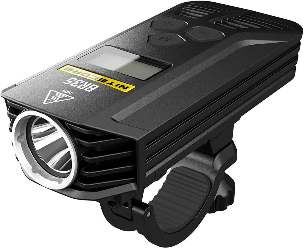 Nitecore BR35 1800 Lm USB Rechargeable Dual Distance Beam Bike Light, Adult-Men