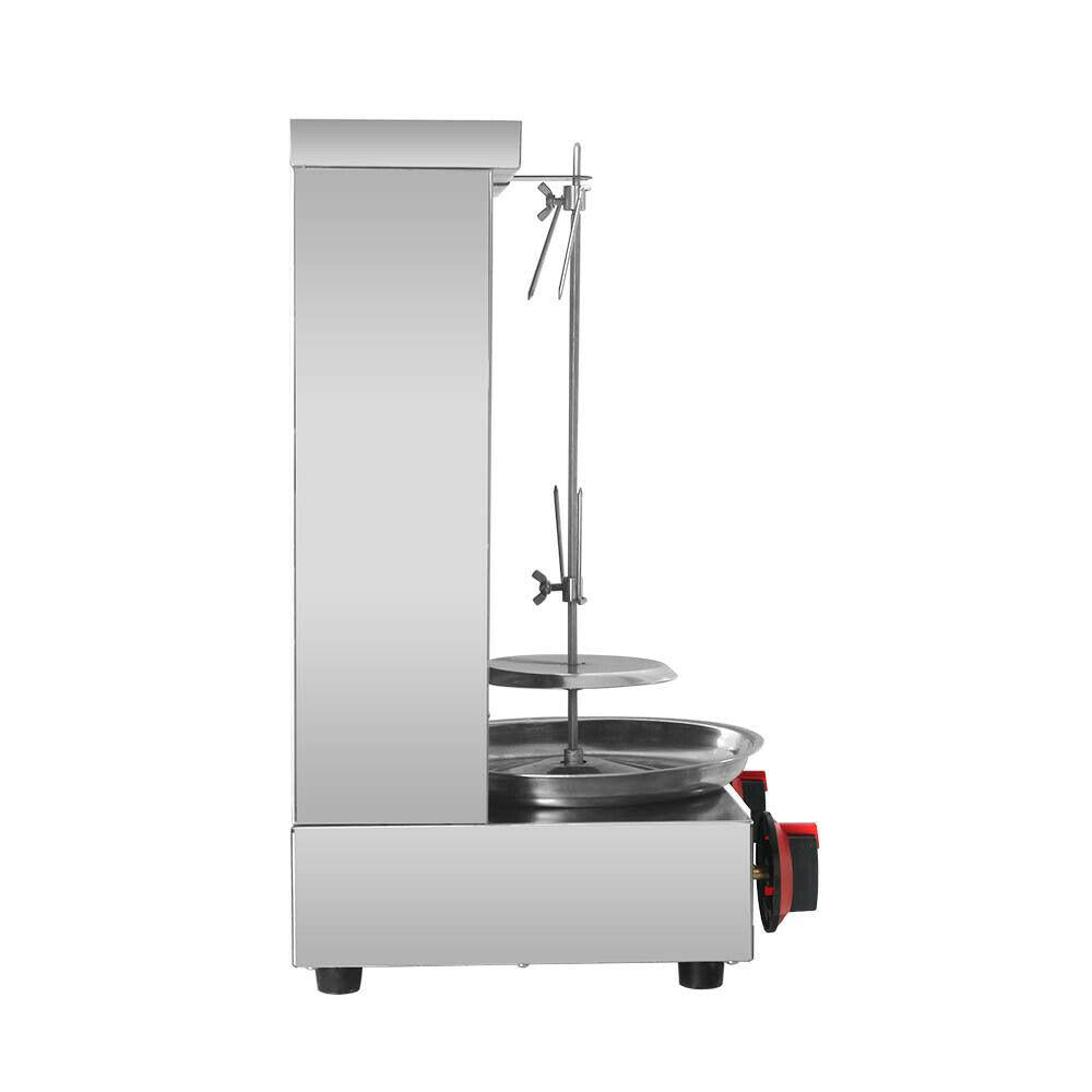 Steel LPG Gas Shawarma Grill Machine Doner Kebab Rotisserie Grill