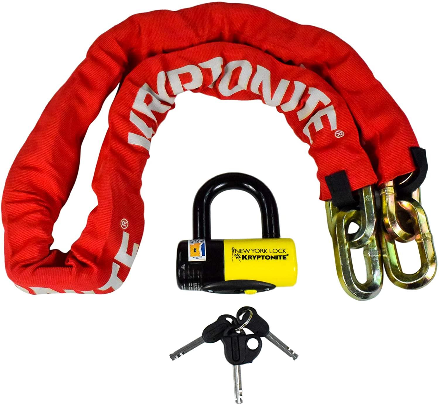 Kryptonite New York Fahgettaboudit Chain 1415 & New York Disc Lock