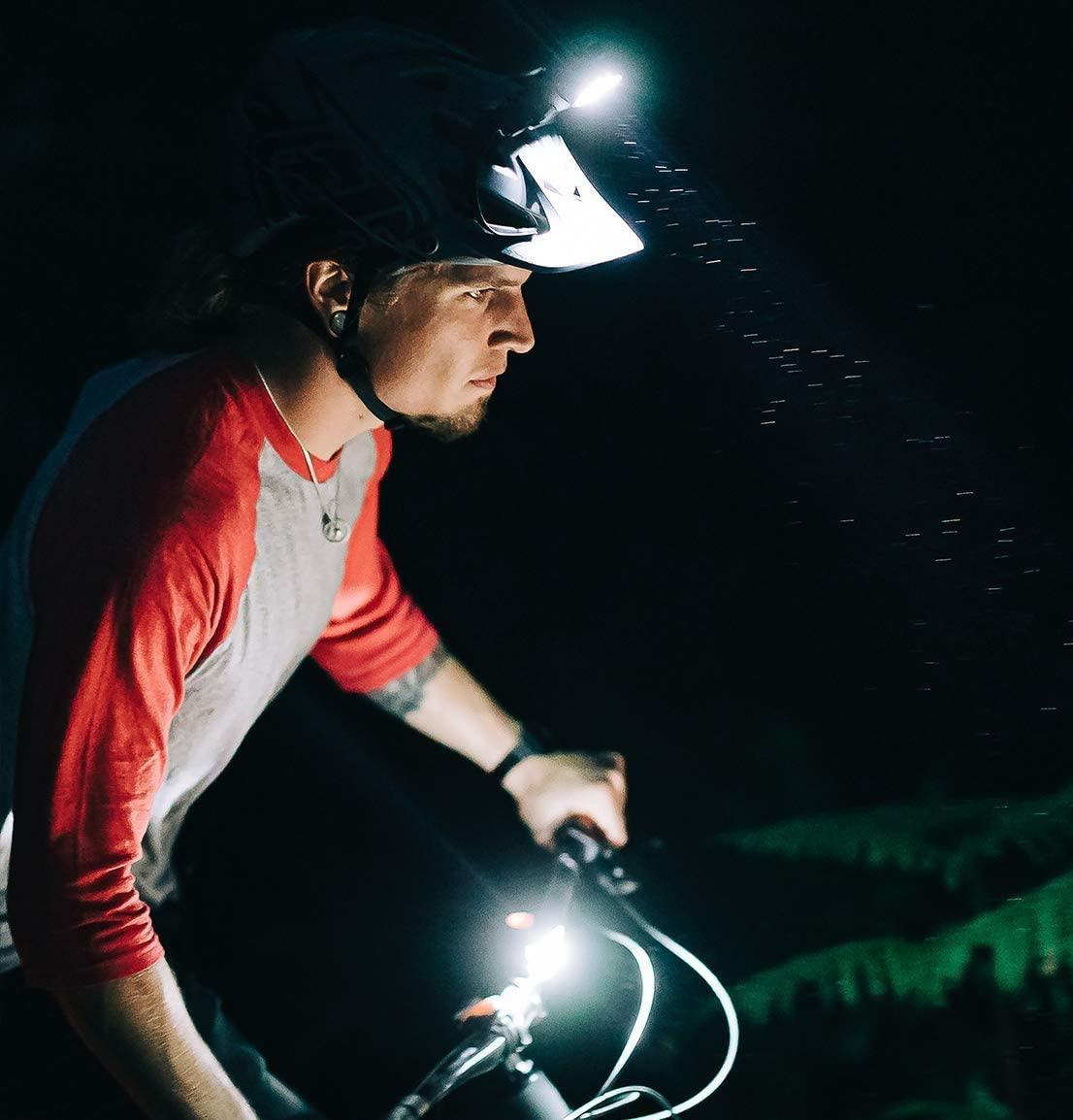 Extreme MTB Enduro LED Bicycle Lights, Mountain Bike Lights Combo, 3200 Max Lumen Handlebar Light, 1200 Max Lumen Cree Headlamp with Helmet Strap Enduro Trail Offroad