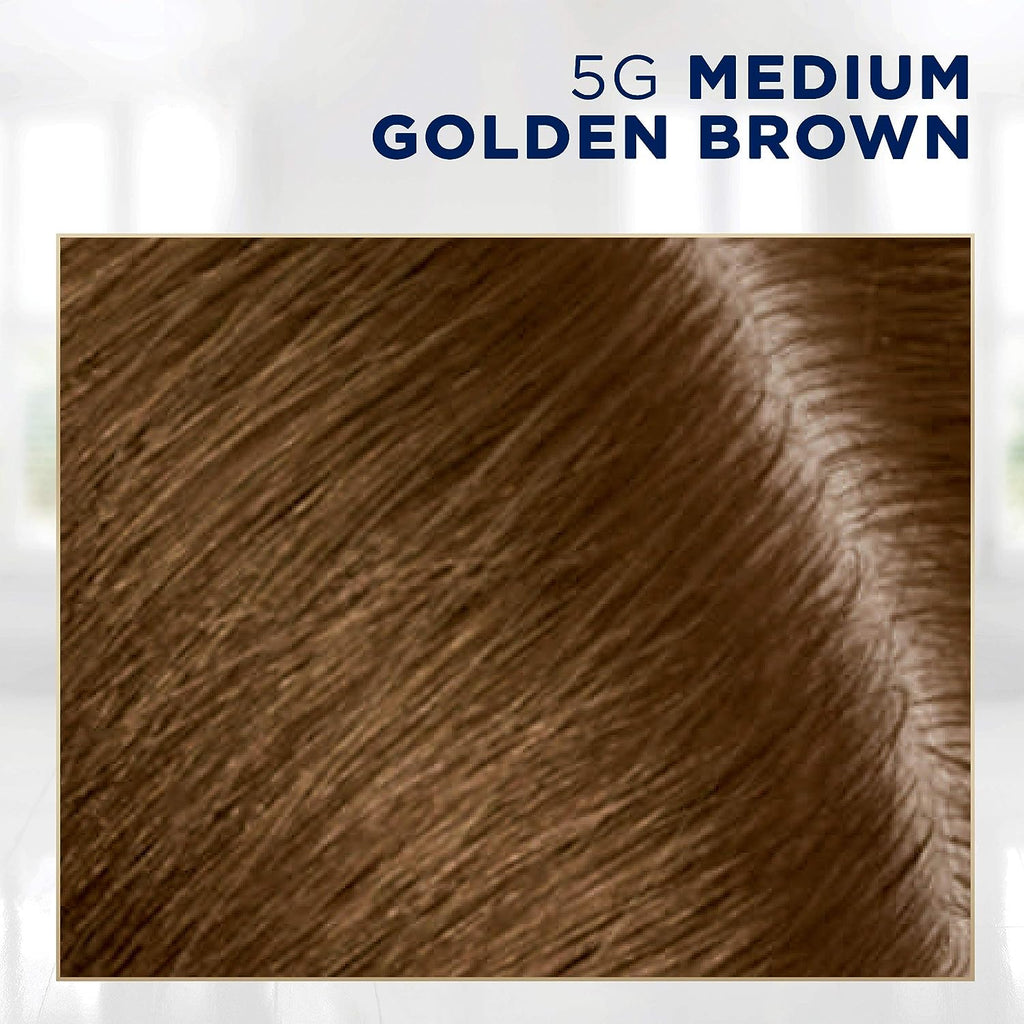 Clairol Root Touch-Up by Nice'n Easy Permanent Hair Dye, 5G Medium Golden Brown Hair Color, Pack of 1