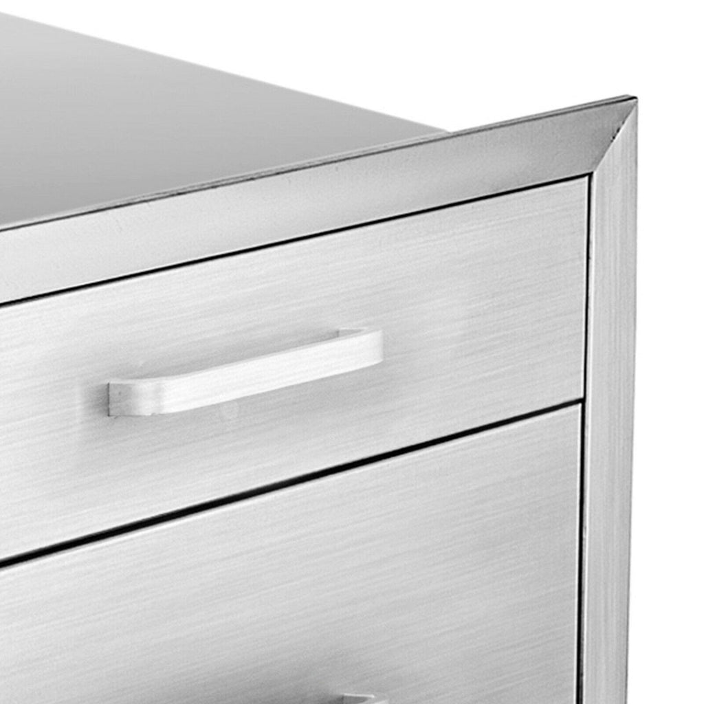 BBQ ISLAND / OUTDOOR KITCHEN DRAWER  STEEL NARROW TRASH DRAWERS 18"x23"