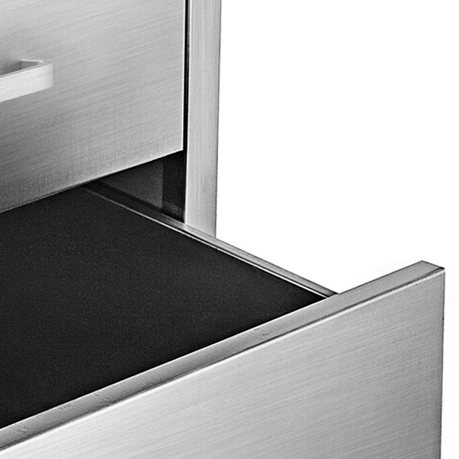 BBQ ISLAND / OUTDOOR KITCHEN DRAWER  STEEL NARROW TRASH DRAWERS 18"x23"