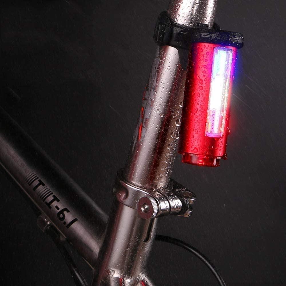 NCRD Bike Tail Light High Attention Grabbing Taillight Ultra Long Run Time Universal Mount Taillights Waterproof Rear Bicyle Light, Safety Warning Lights Bicycle Riding Decorative Lights Easy to Insta