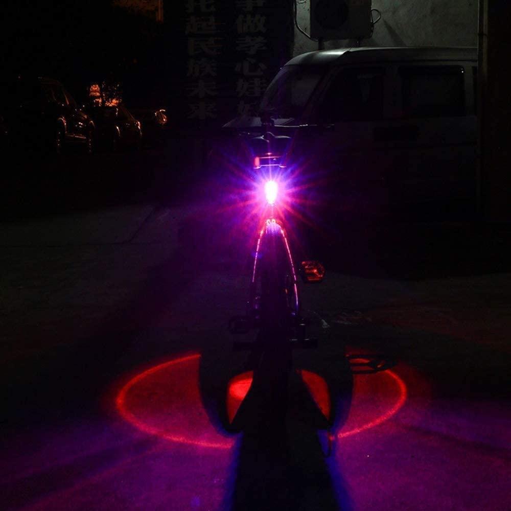 NCRD Bike Tail Light High Attention Grabbing Taillight Ultra Long Run Time Universal Mount Taillights Waterproof Rear Bicyle Light, Safety Warning Lights Bicycle Riding Decorative Lights Easy to Insta