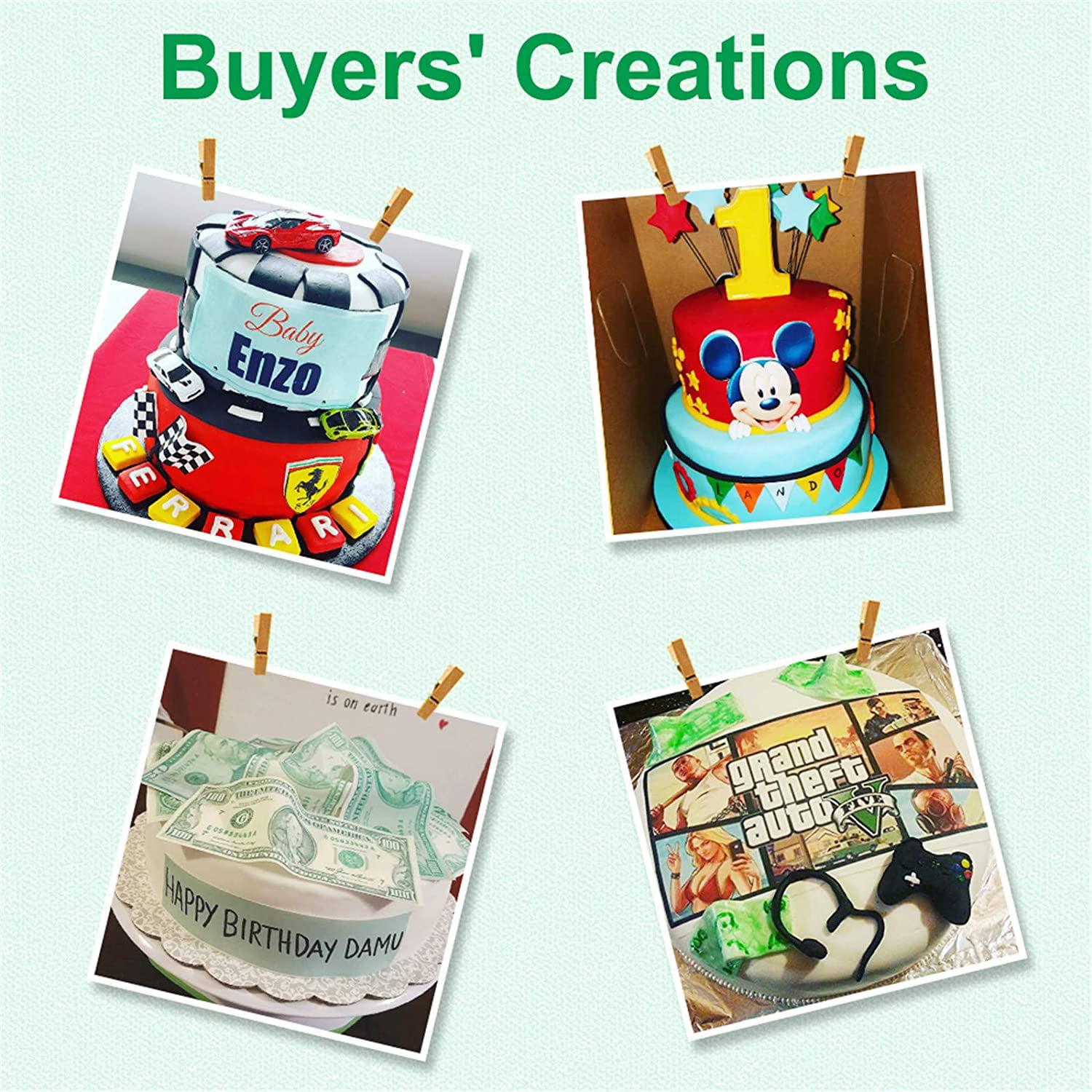 Tech Deals Cake ImaPrinter, Edible Ink Cartridges & 50 Wafer Paper Sheets