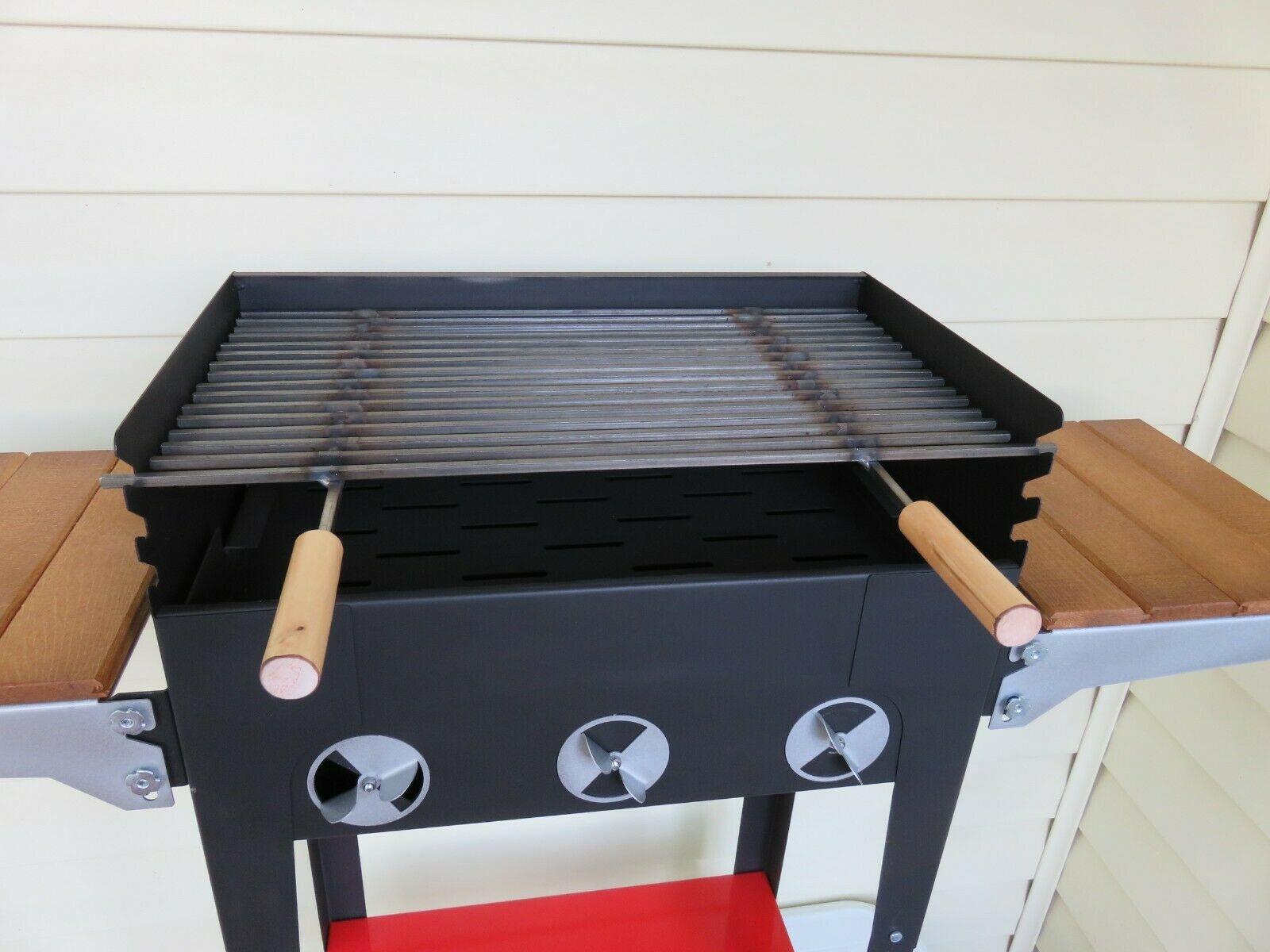 Serbian Steel Grill BBQ,,Garden,Charcoal Outdoor,Unique,Black,red,Picnic