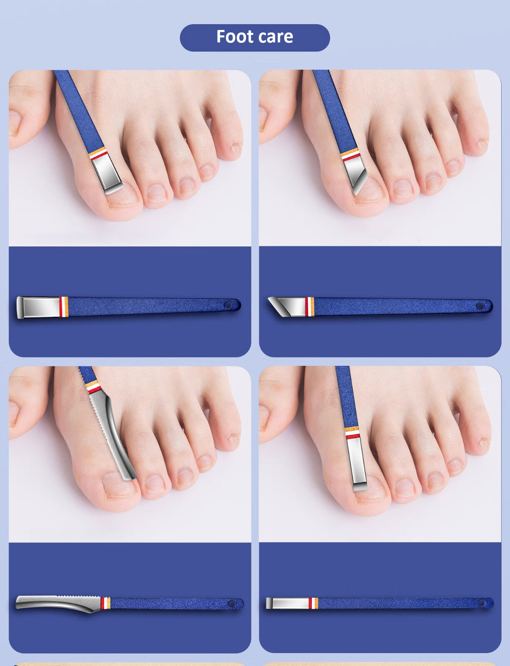 Manicure Set,  Steel Toe Finger Nail Clipper Nail Files Nail Cutter, Personal Care Tools, For Men Women