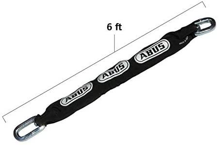 ABUS Hardened Steel 14KS 6 Foot x 9/16" Thick Square Security Chain for Bikes, Containers, Trailers, ATV's, Motorcycles and Personal/Industrial Property
