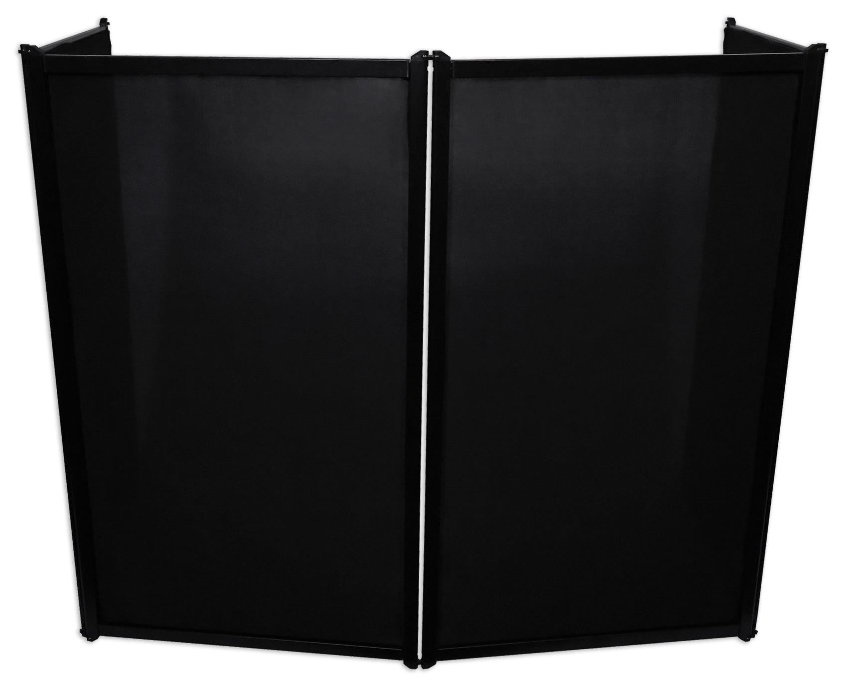 Rockville RFAAB DJ Event Facade Booth+Travel Bag+Scrim+LED Fog Machine+Juice