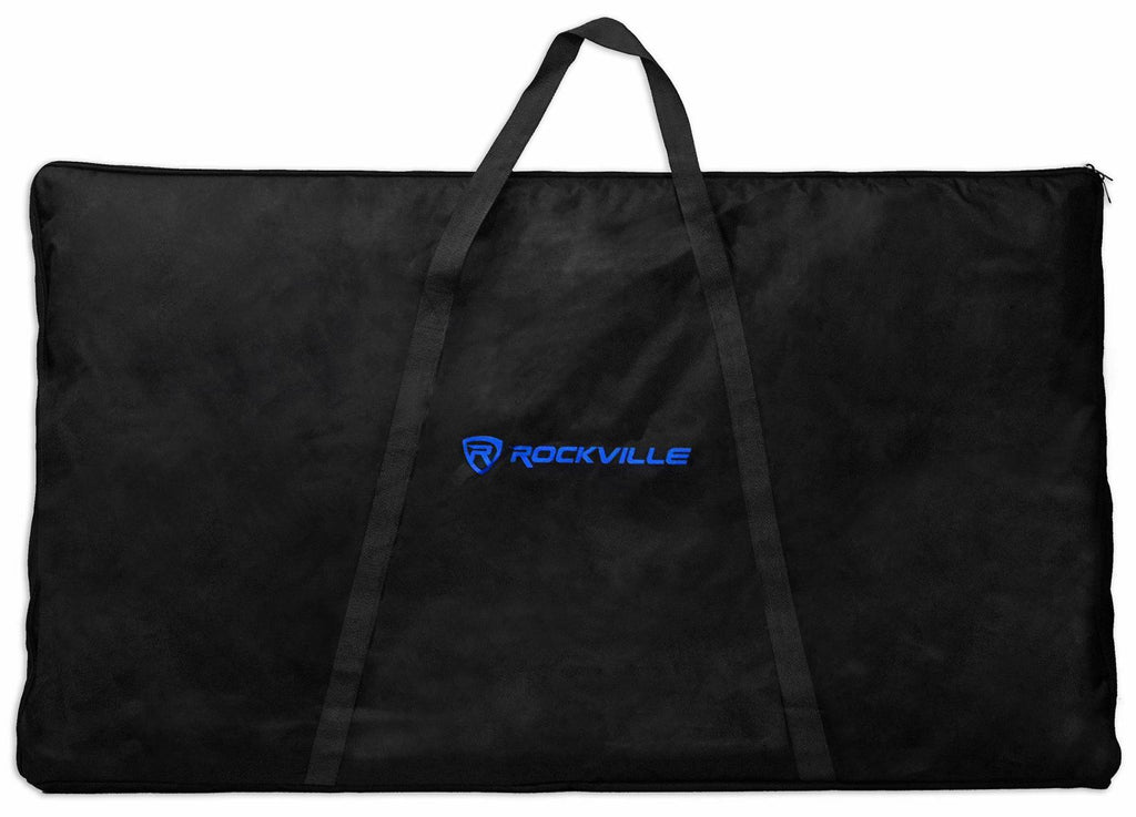 Rockville RFAAB DJ Event Facade Booth+Travel Bag+Scrim+LED Fog Machine+Juice
