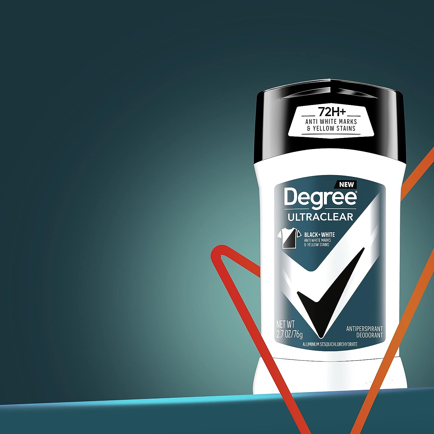 Degree Men UltraClear Antiperspirant Deodorant Black + White 4 count 72-Hour Sweat &amp; Odor Protection Antiperspirant For Men With MotionSense Technology 2.70 Ounce (Pack of 4)