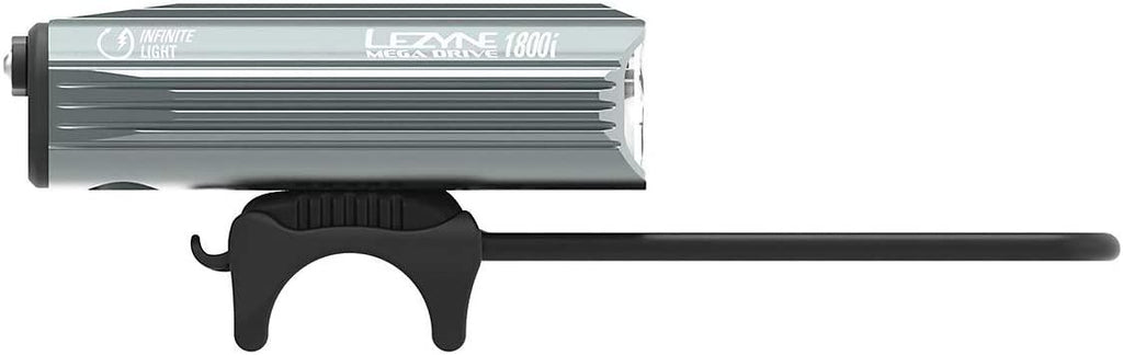 LEZYNE Mega Drive 1800i Bike Smart Headlight | LED Programmable Light, 148H Runtime, 1800 Lumens, USB Rechargeable, Mountain & Road Bicycle Light