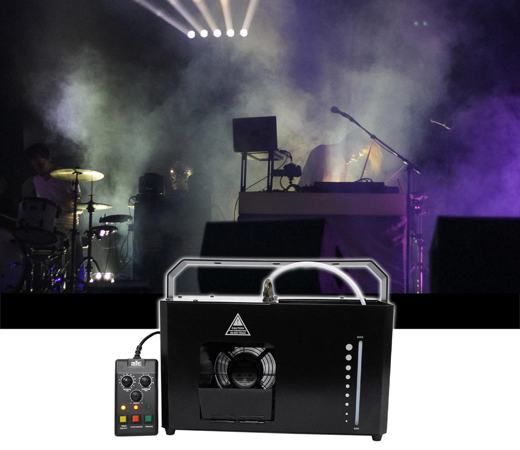 Chauvet Hurricane Haze 4D DMX Water Based Haze Machine+Remote+(2) Gallons Fluid